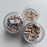 2 x 150 Flared I-Tip Beads - Light Blonde 3mm